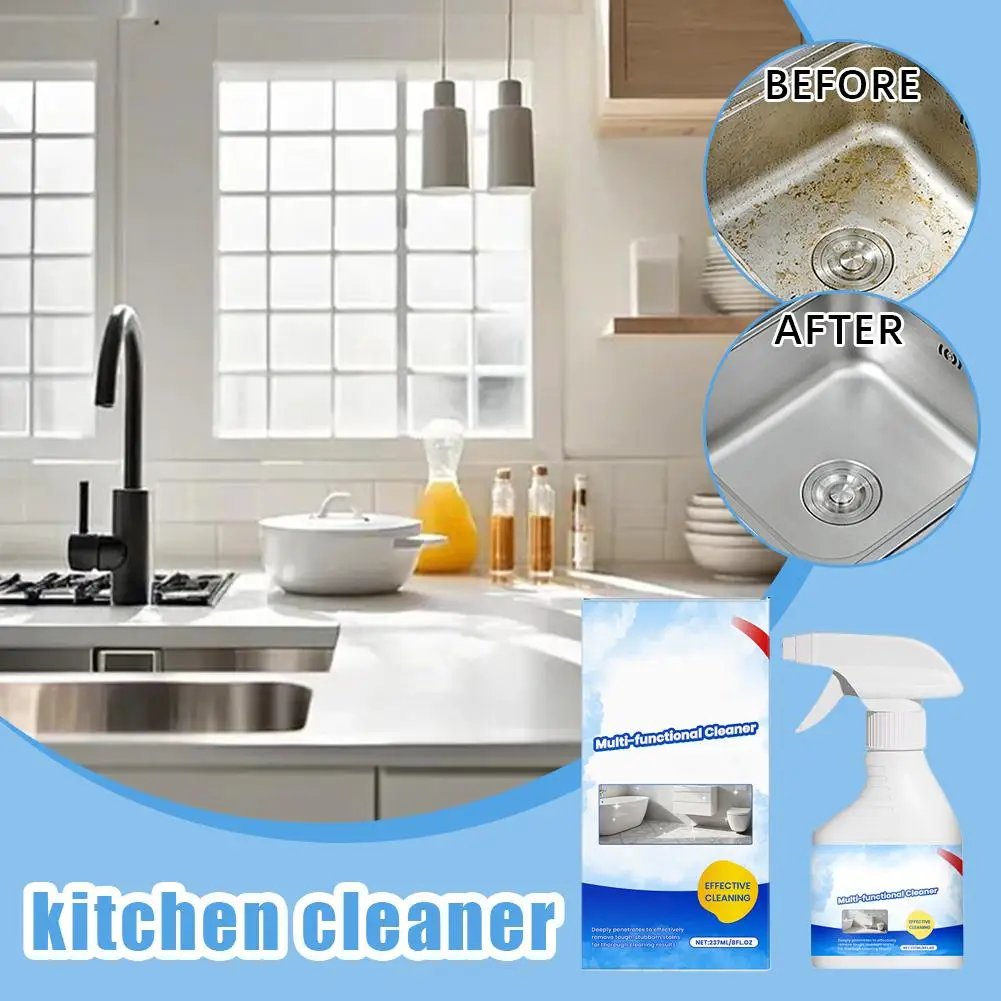 Multi Functional Dirt Cleaner For Kitchen Bathroom Household Professional Daily Surface Stains Cleaning Agent Household Goods