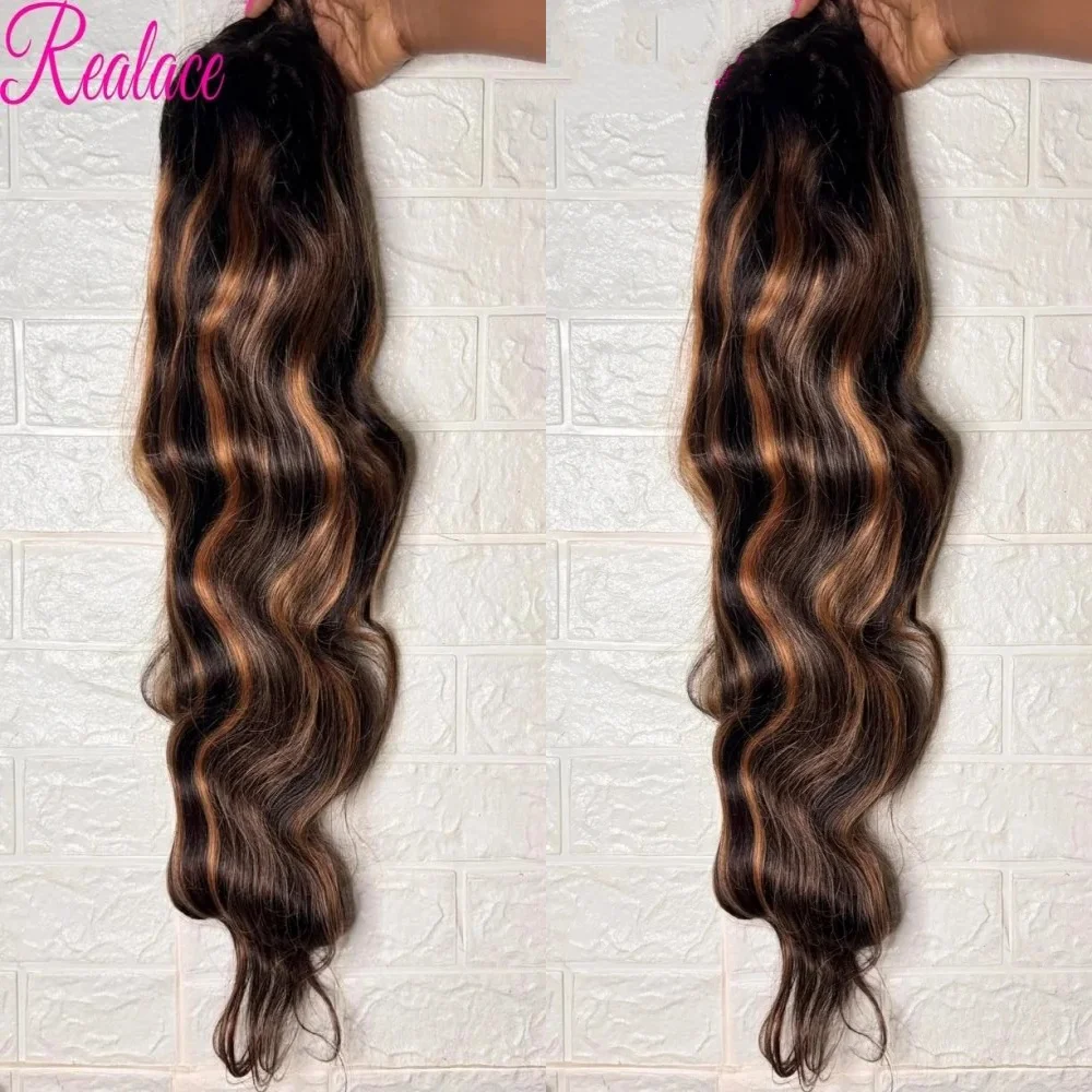 

Парик из натуральных волос Highlight Human Hair Wig 1B/30 Ombre, 13x6 HD Lace Front, 13x4 Body Wave, плотность 230%, для женщин, 30-36 дюймов