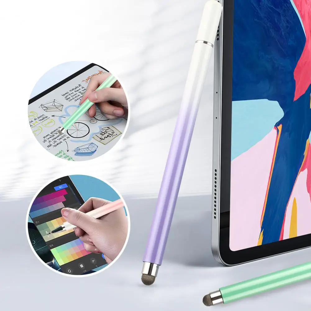 Useful Capacitive Pen Smooth All Capacitive Stylus Pencil Comfortable Grip Metal Stylus Pencil School Supplies