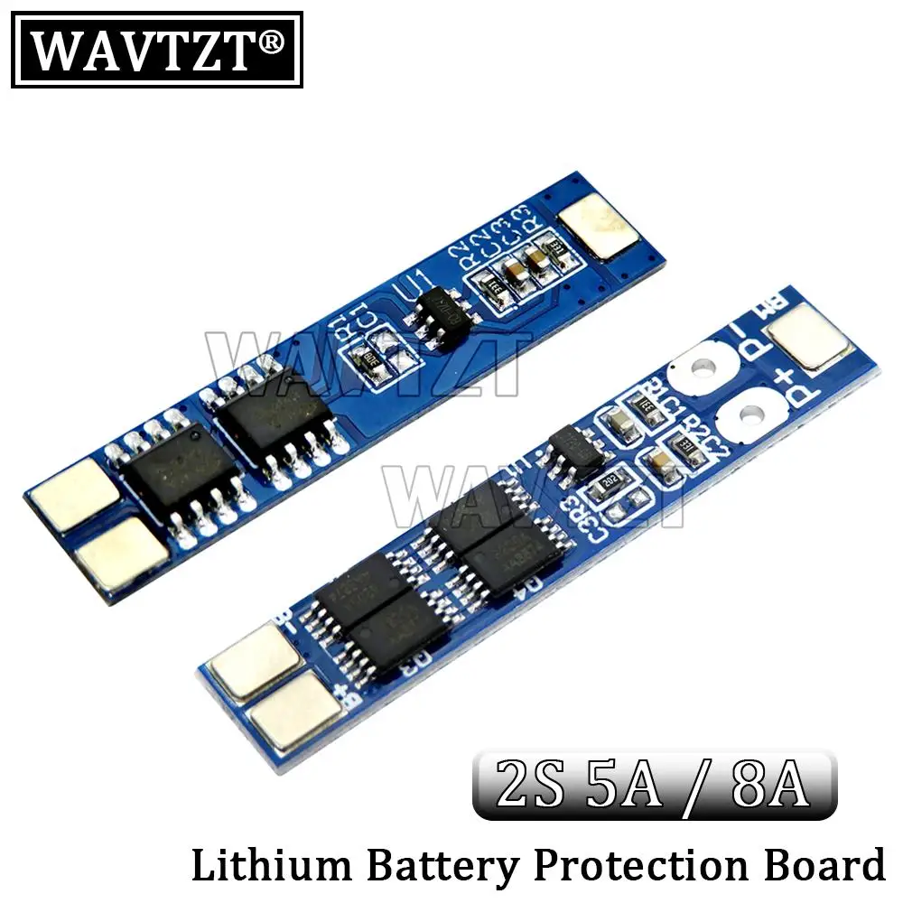 2S 5A / 8A 7.4V / 8.4V 18650 Lithium Battery Charger Board Li-ion Battery Charging BMS Over Charge-Discharge Protection Module