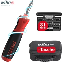 Wiha 45791 Electric Screwdriver speedE PocketDrive 31 Bits Set
