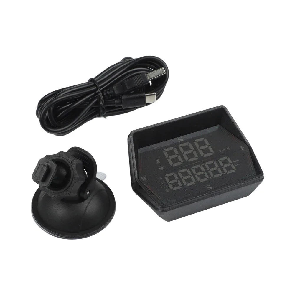 Automotive Heads Up Display Unit Accessory 83*56*18mm Digital Speedometer Automatic Light Sensor Customizable Alerts