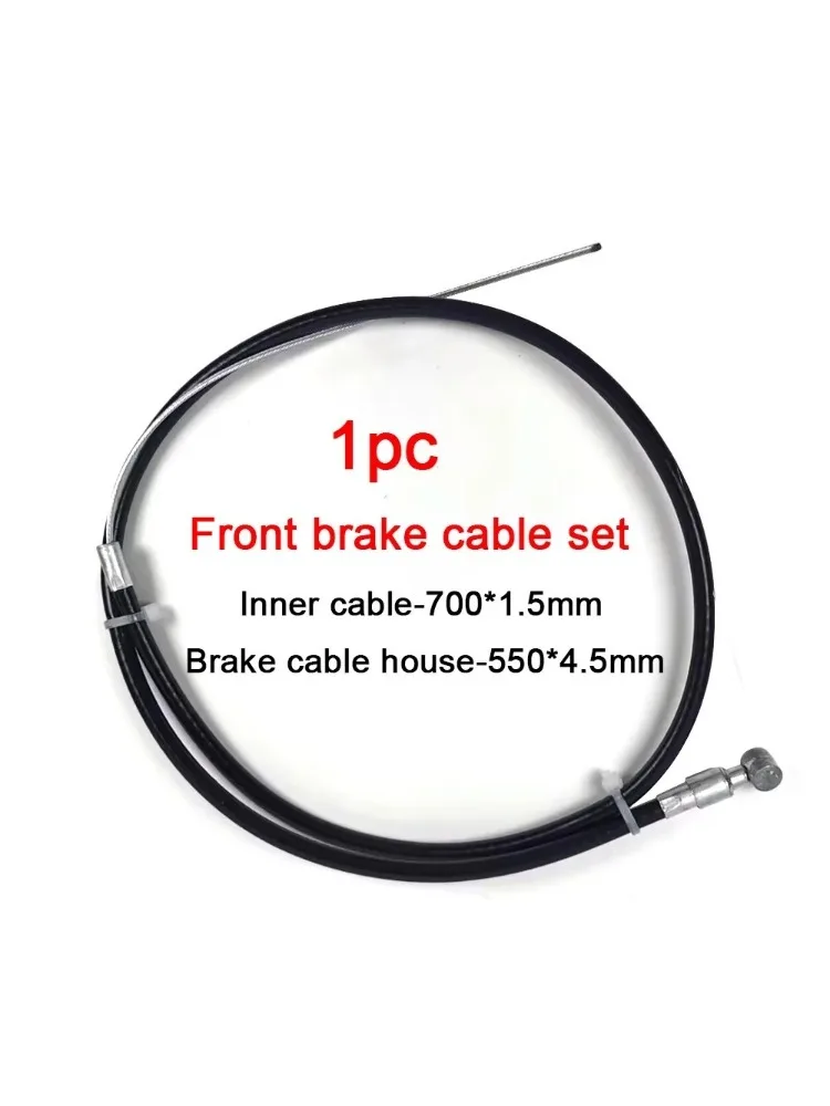 AliExpress NONE 1/2pcs Bicycle Brake Cable Housing Set MTB Front Rear Brake Lines with Inner Wire Cycling Brake Cable Tube Kit