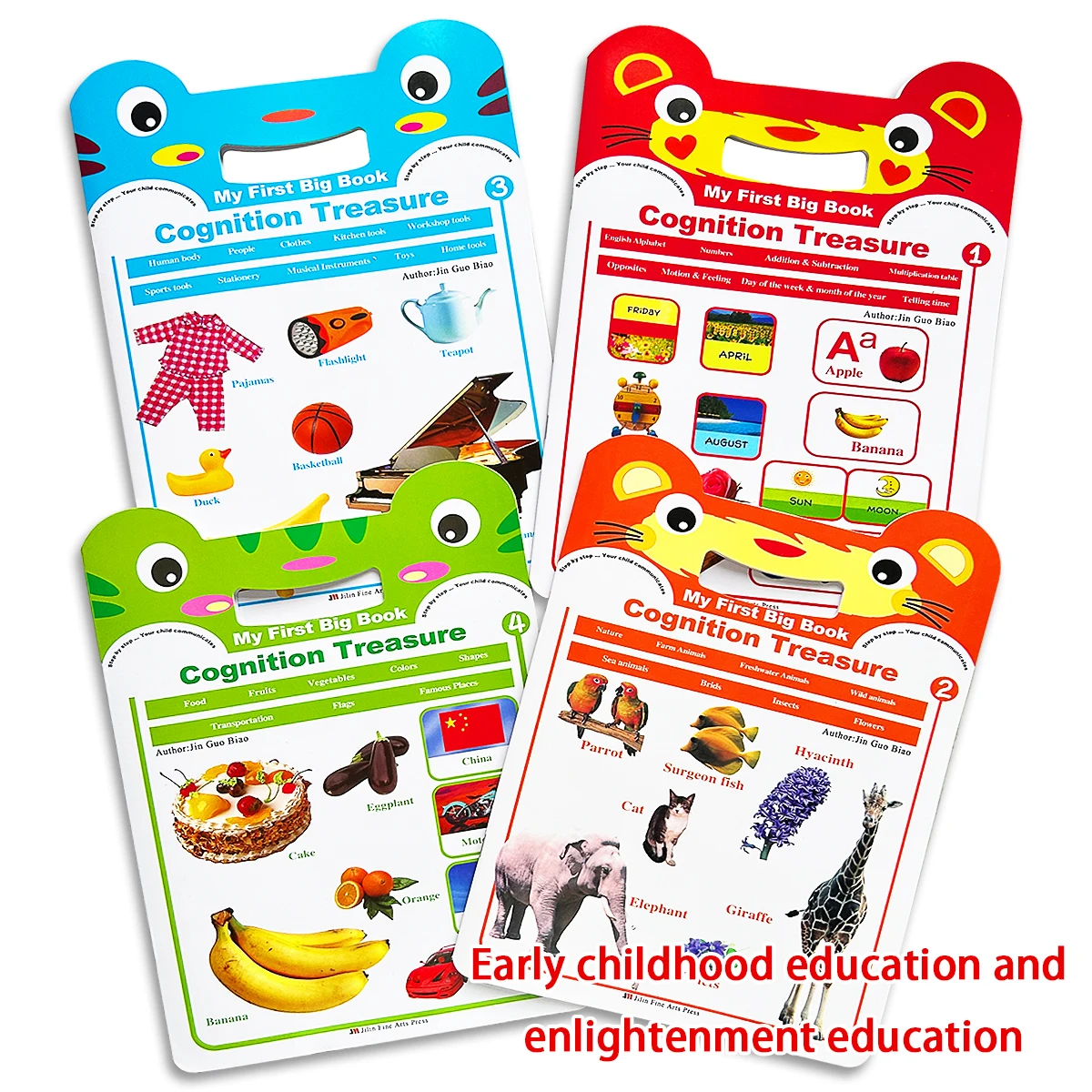 Kids Educational Books, Daily Common Sense Learning, Handle Design, Back to School Gifts, Exquisite Illustrations