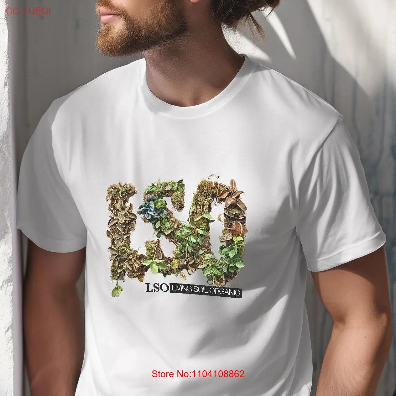 تي شيرت LSO Living Soil Organic Softstyle مصنوع من أجل بستانيها بأكمام طويلة أو قصيرة #1