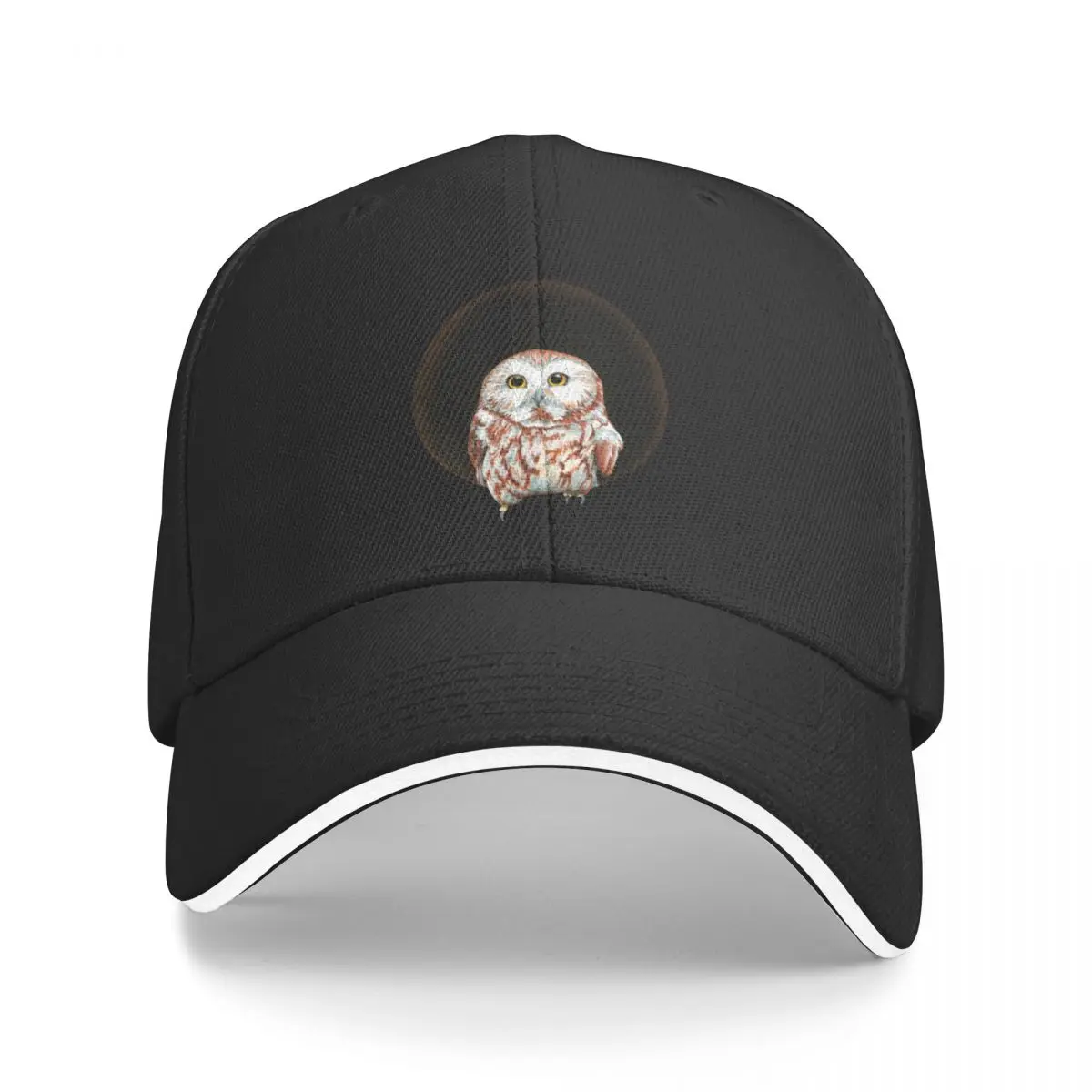 Northern Saw-whet Owl Baseball Cap Luxury Hat Icon Designer Hat Women's Hats For The Sun Men's