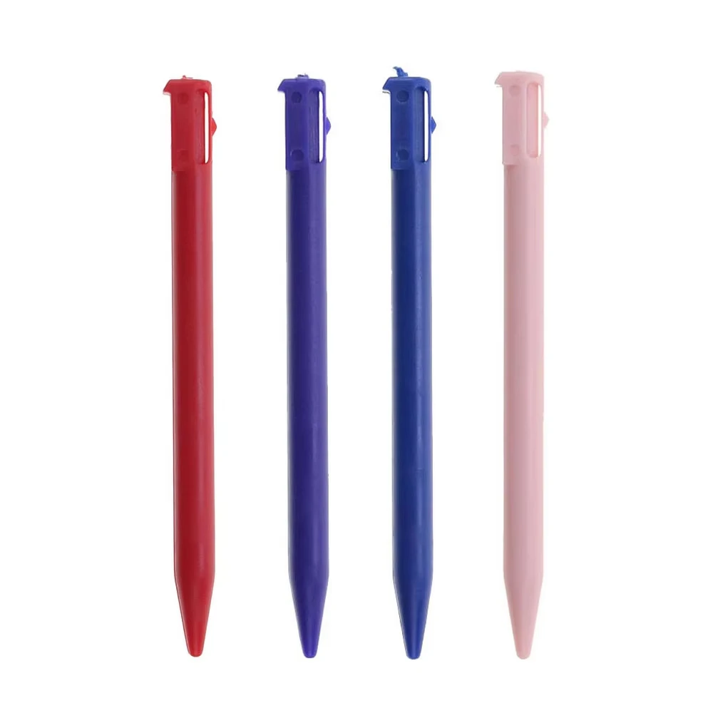 4 Teile/los 7 farben Multi-Farbe Kunststoff Touchscreen Stift Stylus Tragbare Stift Bleistift Touchpen Set für 3DS – Detail 5