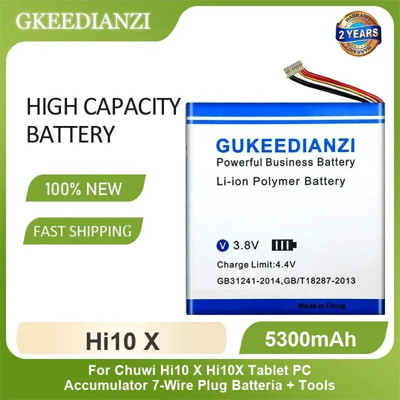 

Аккумулятор для Chuwi Hi9 Plus Hi9Plus Air 10,1 дюйма Hi10 X Hi10X аккумулятор 7-проводной разъем CWI546 высокой емкости