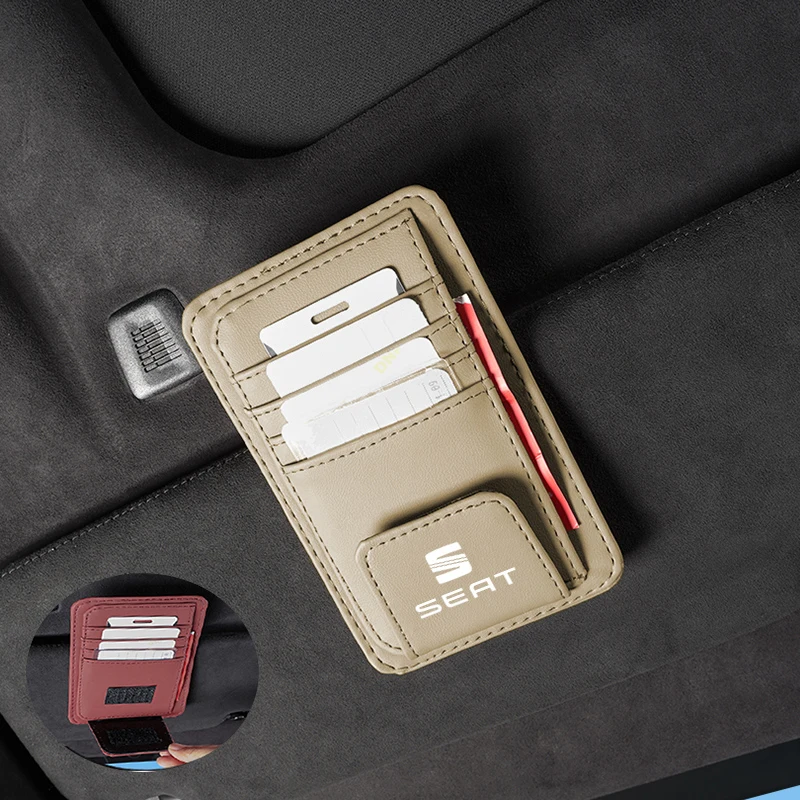 Car Sun Visor Leath… - image