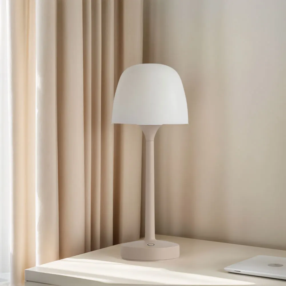 

Water Wave Tall Ambient Table Lamp Remote & Touch Control Cordless Decorative Night Light Compatible Warm Atmosphere for Bedroom