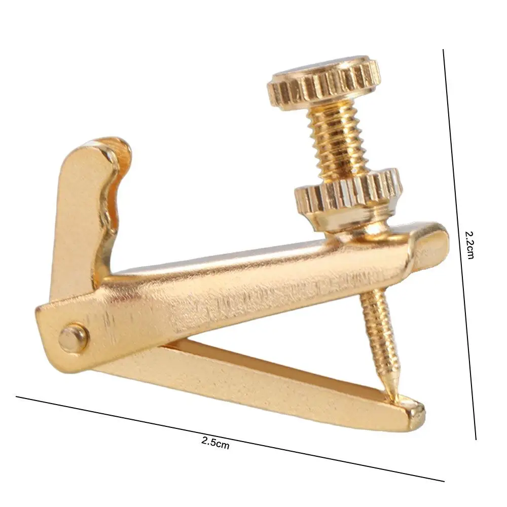 Violin String Spinners 4/4 Violin Fine Tuner Professional Golden Tuning Screw Fiddle String Adjuster Adjuster Violin Parts