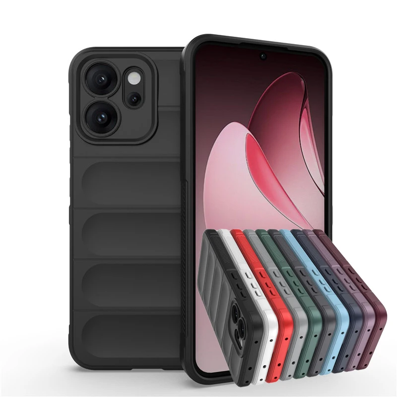 Para OPPO Reno 14F funda para OPPO Reno 14F 10 11 12 13 14 Pro funda protectora de silicona de goma a prueba de golpes para OPPO Reno 14F