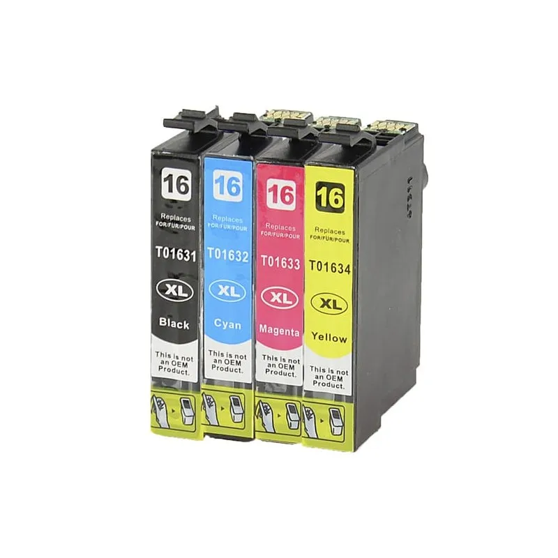 Multipack 4 EPSON alternative ink cartridges Black (X1) /cyan (X1) / MAGENTA (X1) /Yellow (X1) E1631 (x1) Imprimirbien.com