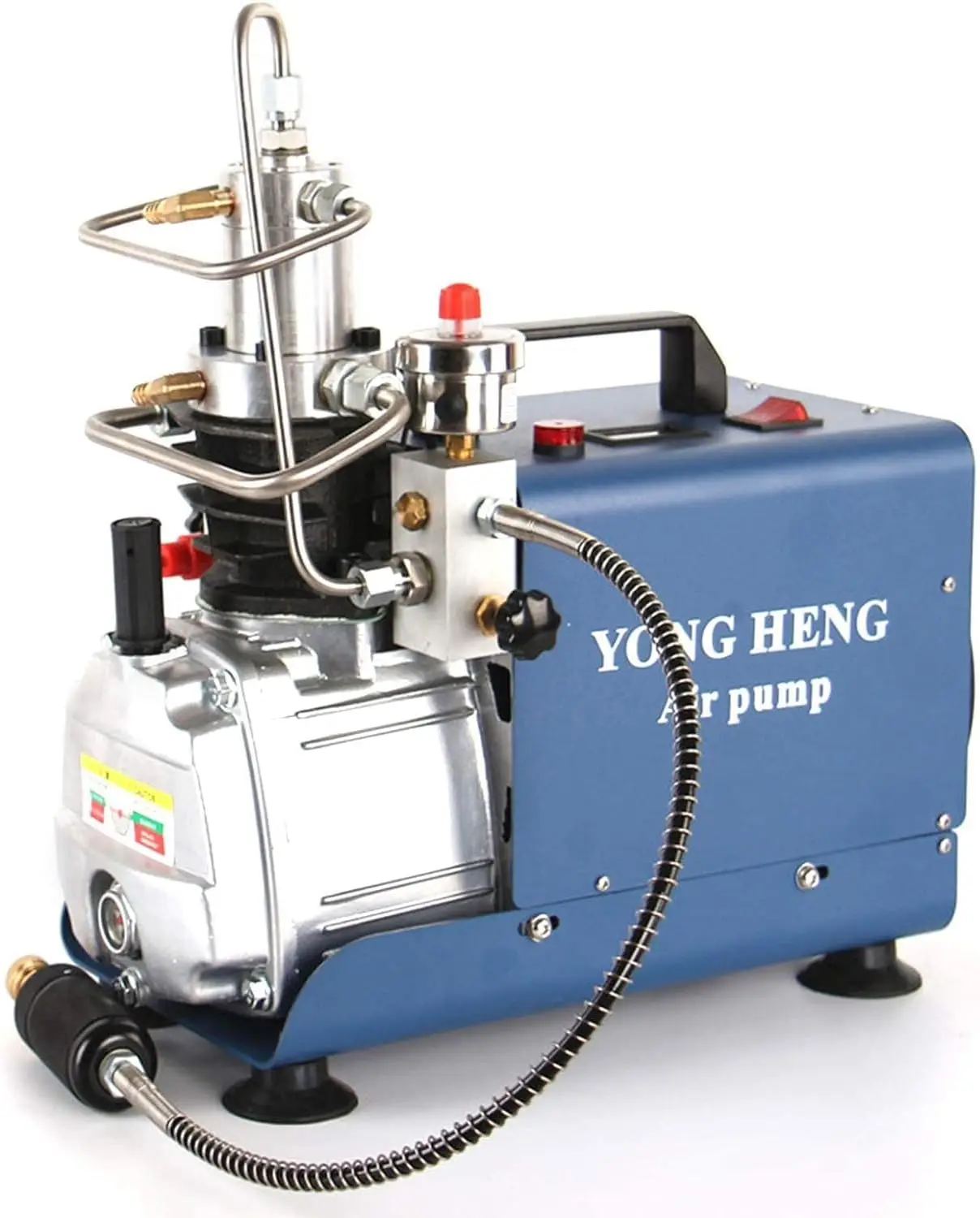 YONG HENG High Pressure Air Compressor Pump Adjustable Control with Auto-Stop 110V 30Mpa Electric Air Pump Rifle PCP 4500PSI