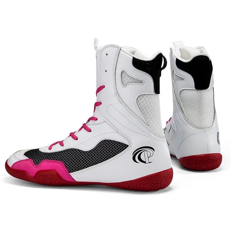 Professional wrestling shoes Men's luxury brand sports shoes Luxury brand combat shoes Men's breathable boxing shoes