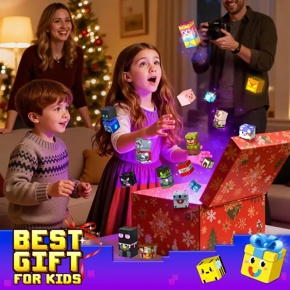 Ensemble de blocs de construction magnétiques: monde magnétique de Mine de 300 pièces pour enfants, jouets STEM et Montessori idéaux pour les 4 à 12 ans, cadeau parfait pour