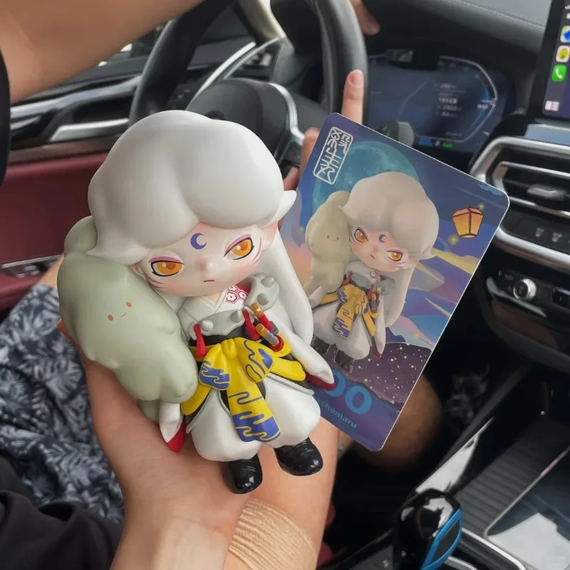 

POPMART DIMOO WORLD × Honor of Kings 10th Anniversary Limited Edition and Inuyasha Sesshoumaru Figurine Trend Collection Gifts