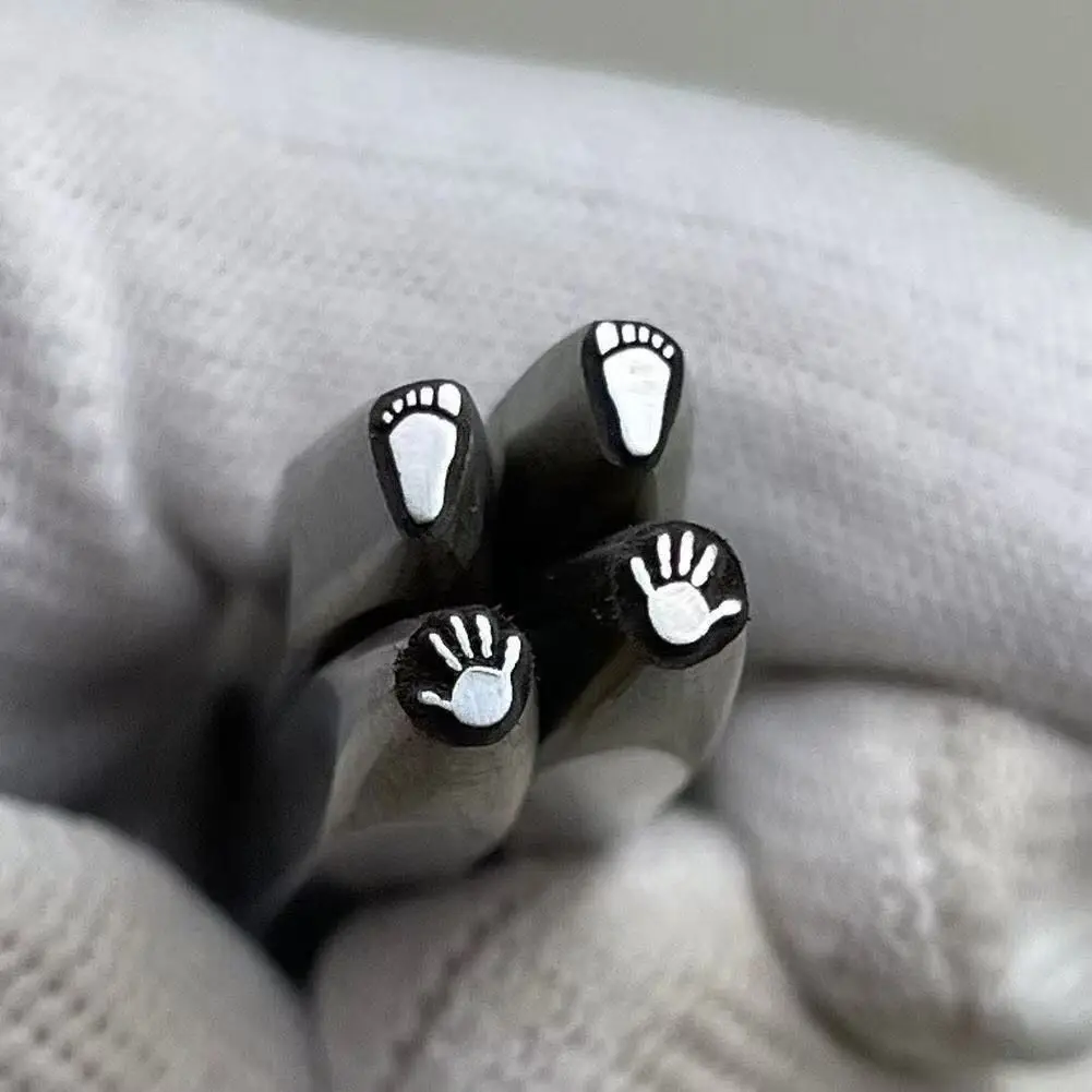 Jewelry Stamps, Bracelets, Rings, Engraving Dies, Handprint and Footprint Patterns, Steel Stamps, Gold and Silver Smithing Tools