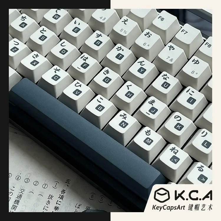 Imagem -03 - Kca-keycaps Conjunto Teclado Japonês Pbt Keycap Sublimação 140 Chaves Cereja Altura pc Gamer Teclado Mecânico Presentes