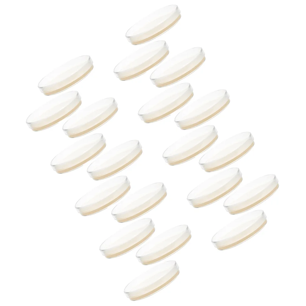 

20 Pcs Nutrient Agar Plate Science Class Plates Petri Experiment Professional Laboratory Supplies Dishes with