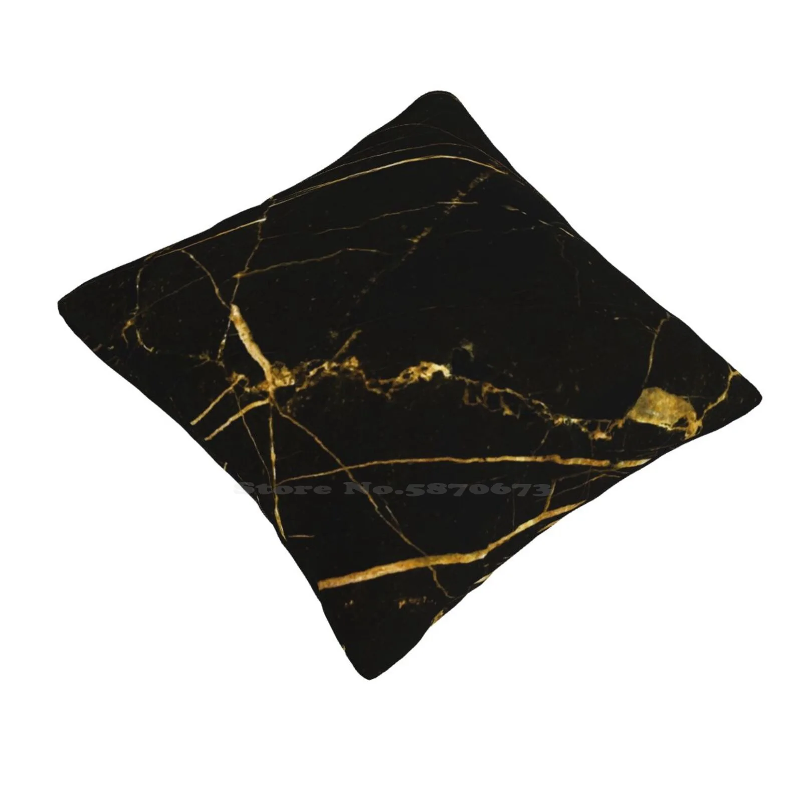 Black & Gold Marble #Home #Lifestyle #Fashion #Tech Pillow Cover Hug Pillowcase Pattern Texture Marble Nature January 2016