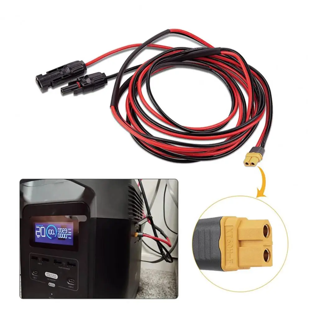 

Кабель-удлинитель для солнечных панелей XT60, провод для подключения солнечных панелей к автодомам, кабель-удлинитель XT60 для солнечных панелей, водонепроницаемый разъем-адаптер IP68