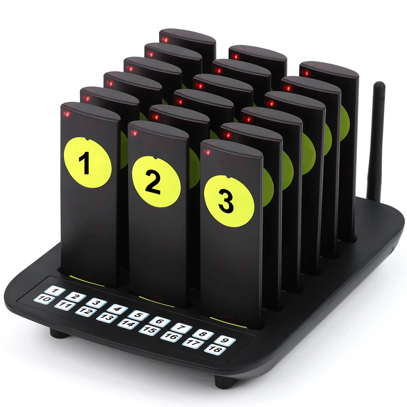 BYHUBYENG Wireless Calling Restaurant Pager System Paging Buzzer for Restaurant Food Truck Cafe Bar Church Nursery Hospital