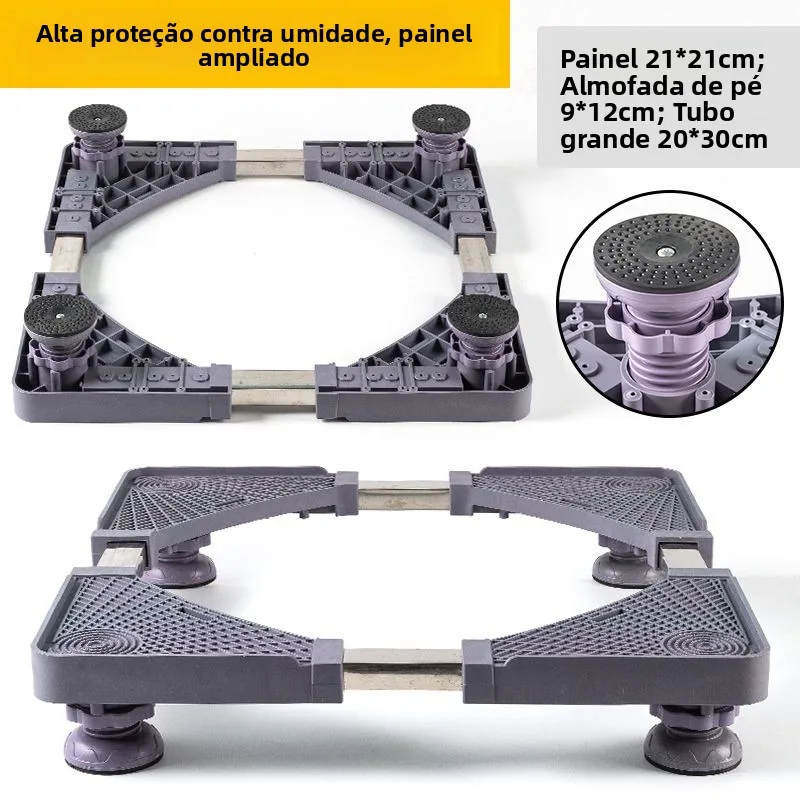 universal-washer-stand-base-padded-heightened-roller-bearing-swivel-wheel-mobile-rack-fridge-leg-support-home-organizer