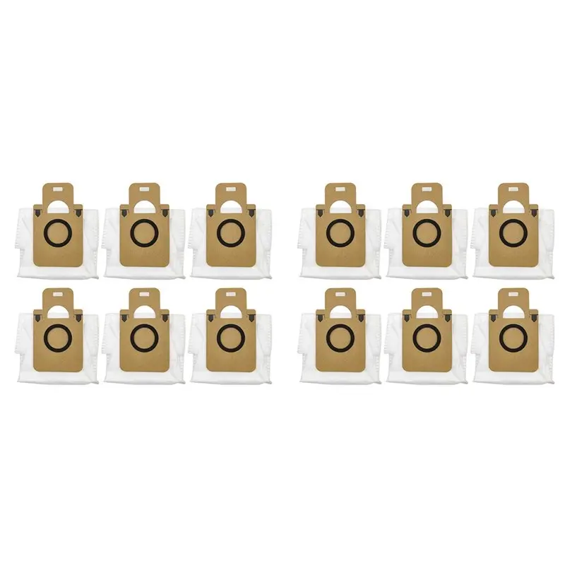 

HGHO 12Pcs Dust Bag Accessories For Xiaomi Dreame Bot D10 Plus RLS3D Robot Vacuum Cleaner Replacement Dust Bin Spare Parts