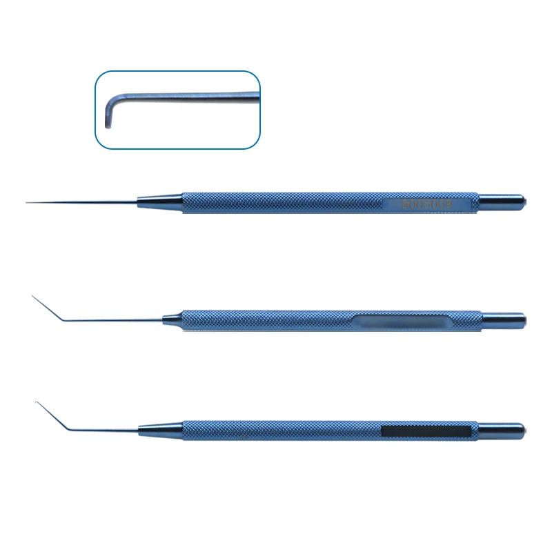 

High Quality Sinskey Lens Manipulating Hook Titanium Reverse Sinskey Hook 0.7mm Head Lens Manipulator Ophthalmic Instrument