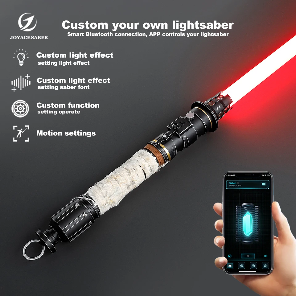 

Pixel Lightsaber Jedi Cere Junda Light Saber Neopixel Laser Sword Metal Handle Cosplay Luminous Dueling Xenopixel Sabers Toys