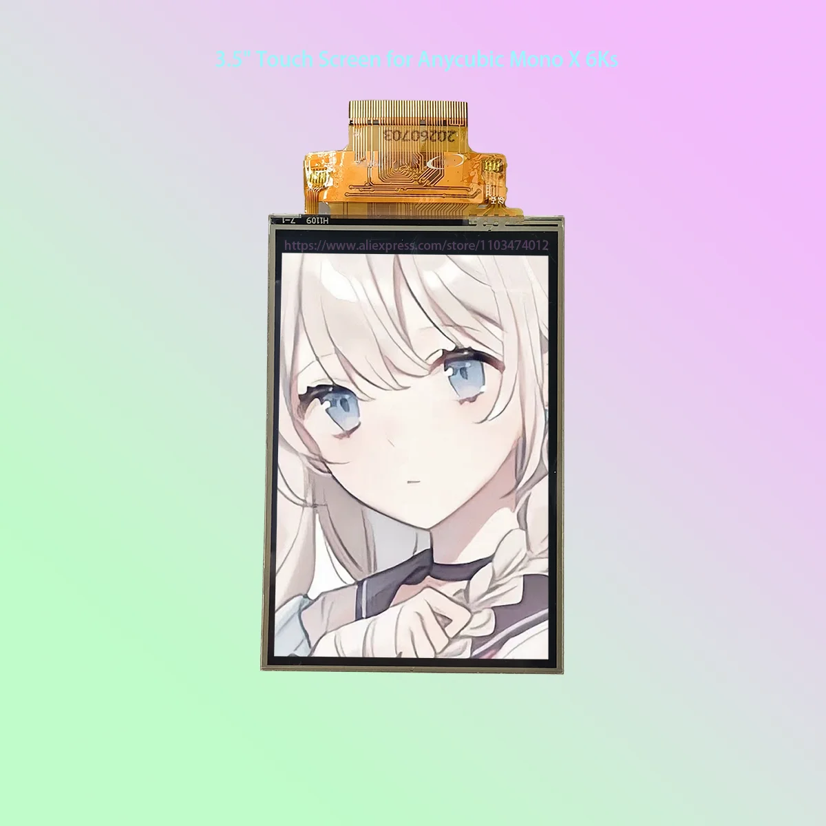 3.5 Inch Touch Display for Anycubic Mono X 6Ks 9.1