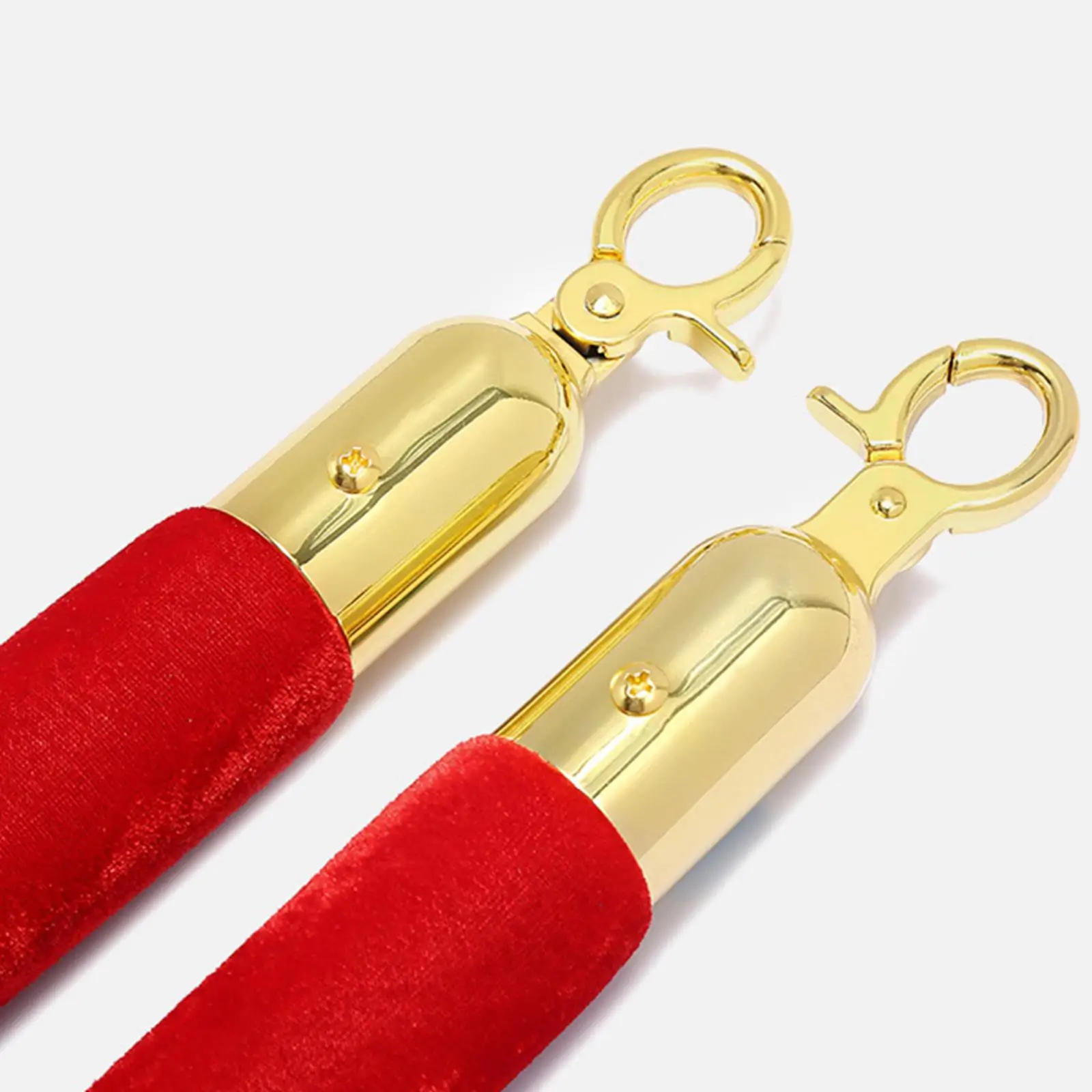 Queue Rope 4.9ft Velvet 1Piece Rope Velvet Queue Line Rope for