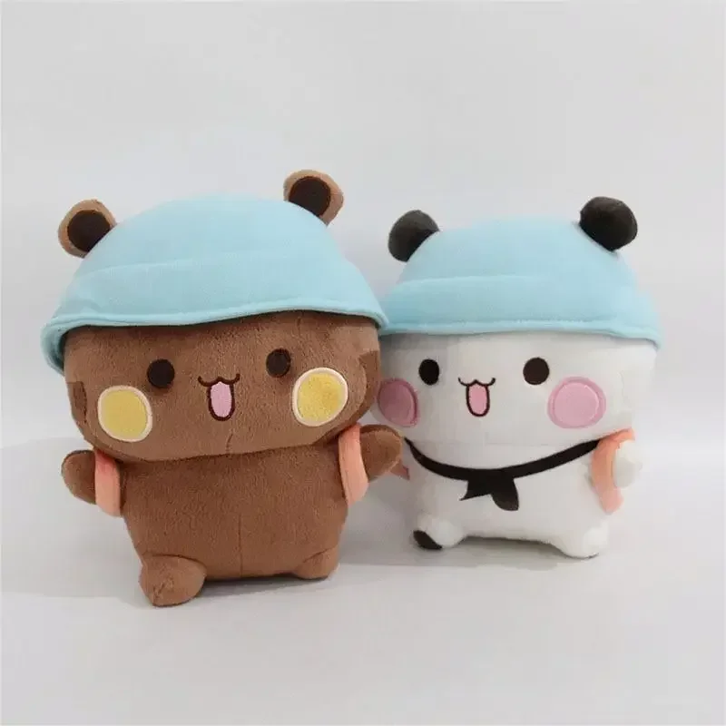 2pcs 20cm Yier Panda Bear Doll Cute Bubu Dudu Plush Toy Cartoon Stuffed Soft Plush Home Decoration for Boyfriend Girlfriend