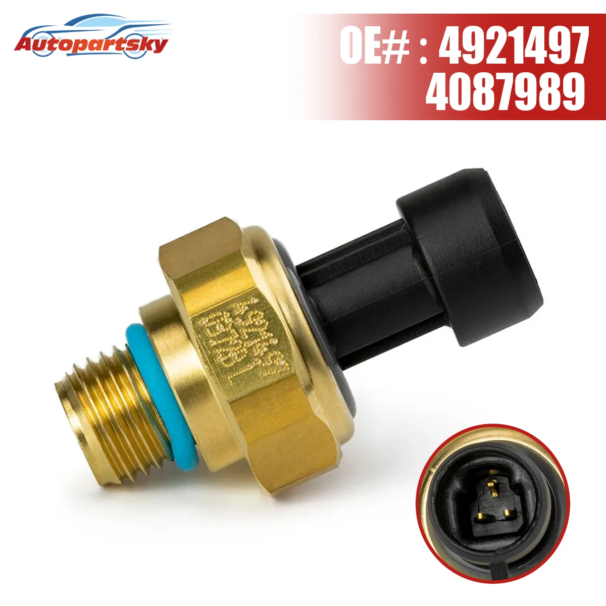 High Quality Exhaust Gas Pressure Sensor 4921497 4087989 4903479 For Ford F650 For Dodge Ram 2500 3500 4500 For Cummins 5.9L Kit 