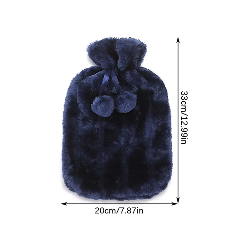 New Removable Hot Water Bottle Cover Explosion Proof Cold-proof Protective Case Washable Leak-proof Covering Winter Accessories