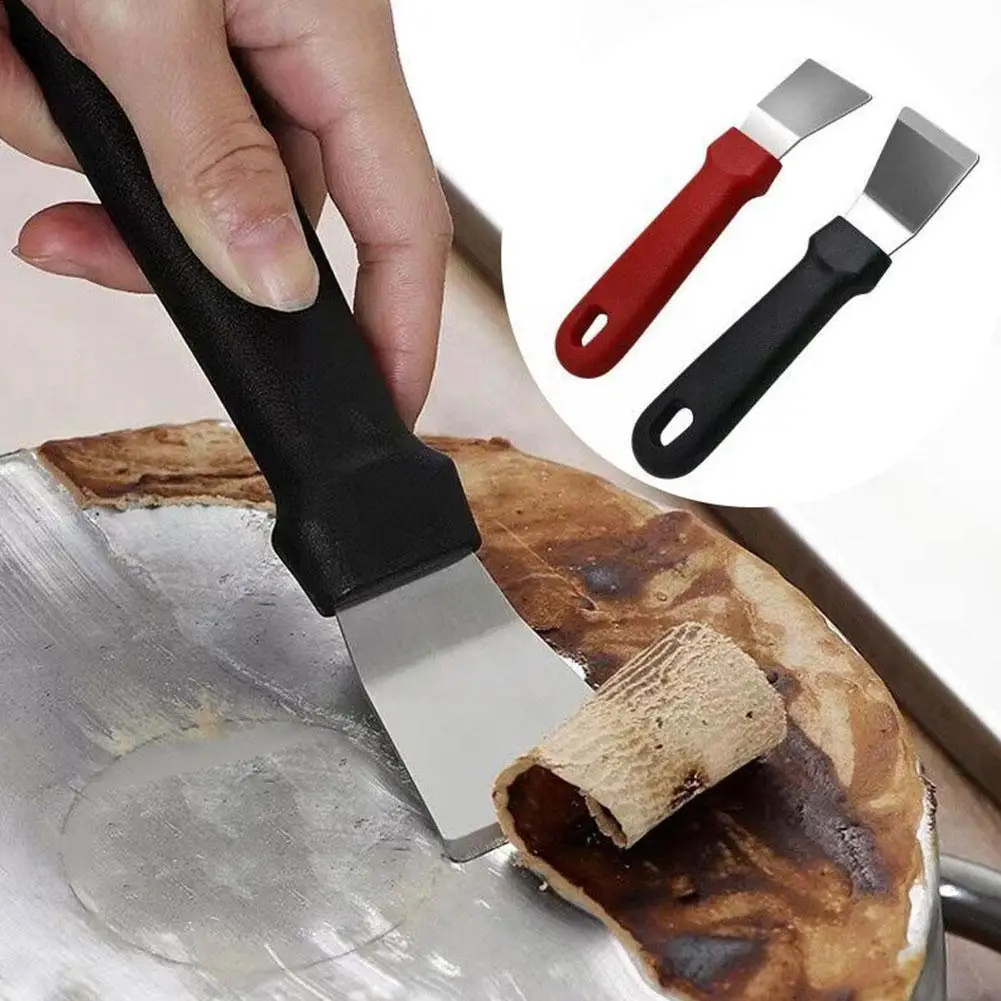 Kitchen Cleaning Spatula Scraper Steel Fume Shovel Defrosting Shovel Multipurpose Cleaning Refrigerator Di J4N6
