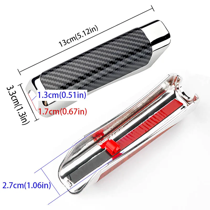 Car Handbrake Grips Hand Brake Cover Protection Cover Parking Brake Decoration Shelnterior Stylish Decor Accessories