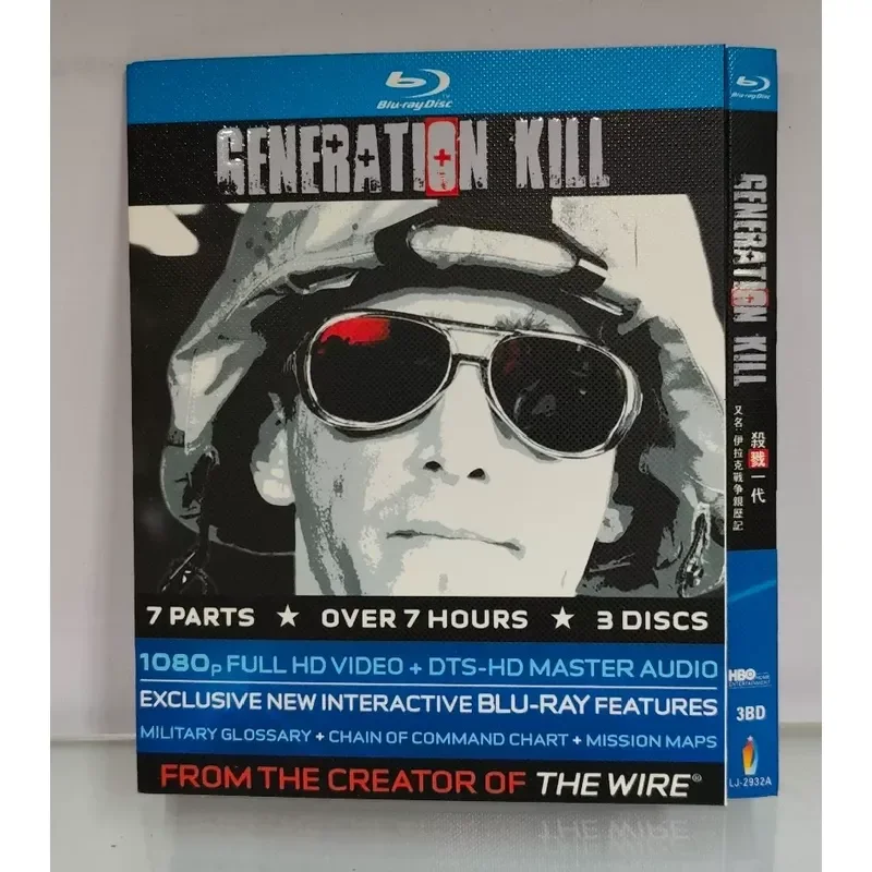 HBO Generation Killing Blu ray 3 Disc Pack New High Definition Image Quality English Chinese Text