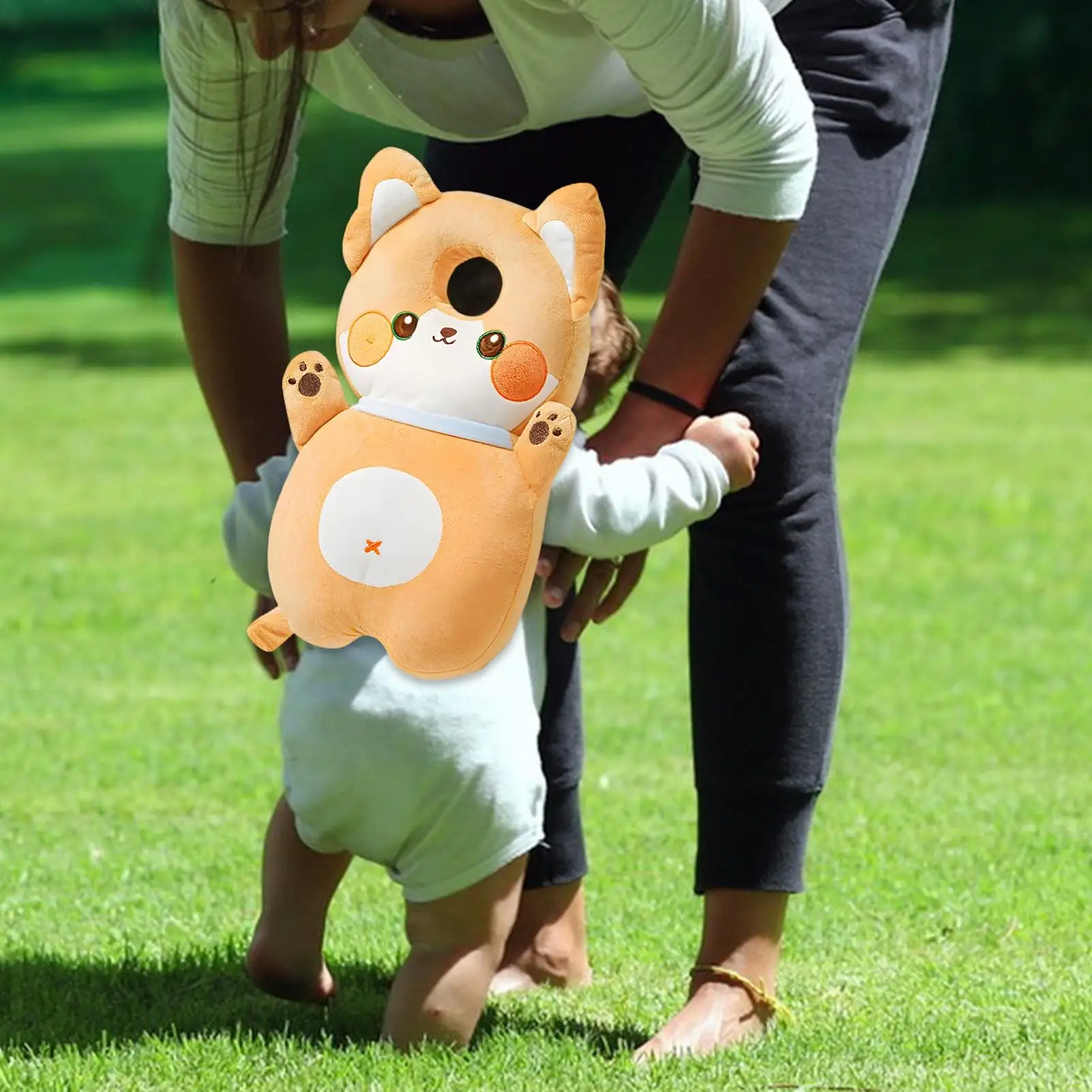 กระเป๋าเป้สะพายหลังสําหรับทารก HEAD Protector หัวป้องกันเบาะสบายน่ารักเด็กวัยหัดเดิน Fall Protector เบาะสําหรับเด็กผู้หญิงเดิน