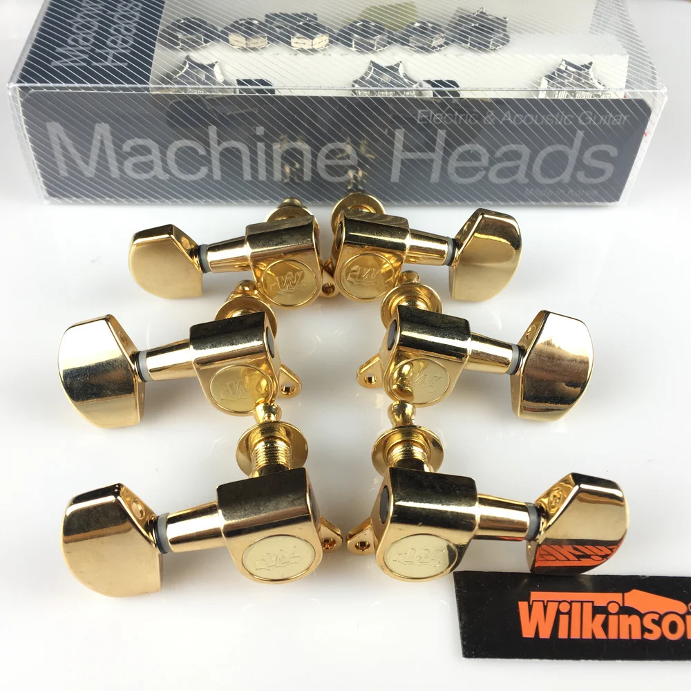 

NEW wilkinson WJN-01 3R-3L Guitar Machine Heads Tuners WLS 3+3 Gold Tuning Pegs ( With packaging )