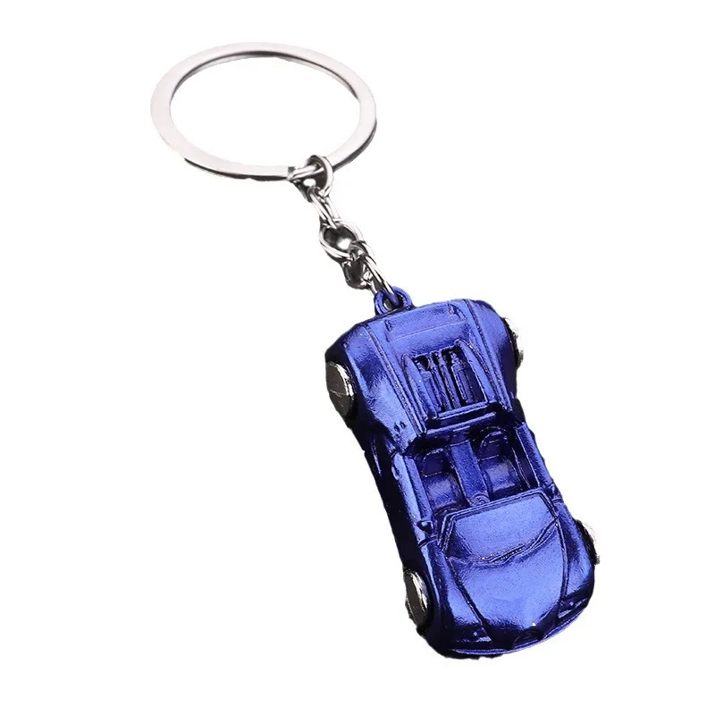 2024 Cross border Popular Car Model Keychain Convertible Sports Car Keychain Metal Car Pendant Keychain Promotion Gift