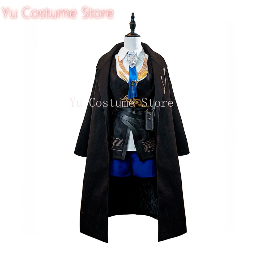 

YuGame Arknights Texas The Omertosa Cosplay Costume Women Cute Dress Party Suit Halloween Carnival Uniforms Custom Made