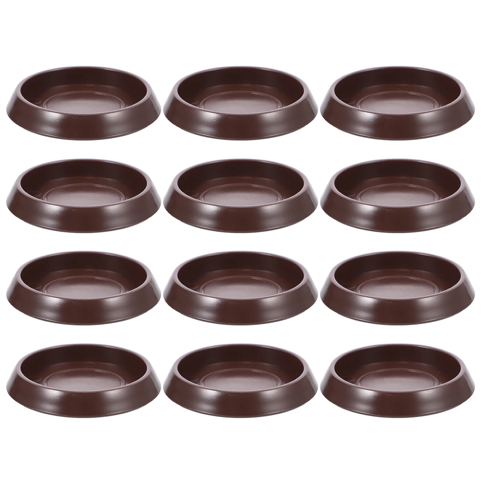 12 قطعة من أكواب العجلات البلاستيكية المضادة للانزلاق، مقاس صغير، سهل الحمل، متجر لحماية الأثاث المنزلي