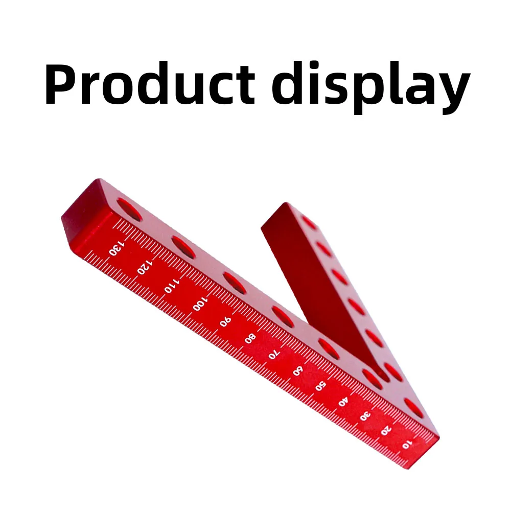 2Pc 90 Grad L-Förmigen Hilfs Leuchte Spleißen Bord Positionierung Panel Fixed Clip Carpenter der Quadrat Herrscher Holzbearbeitung werkzeug – Detail 4