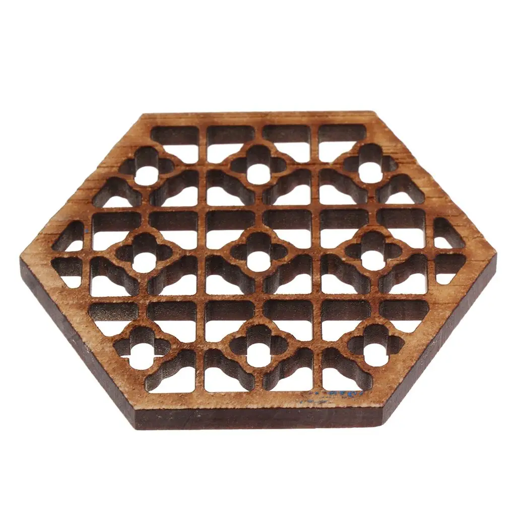 Polished Hexagonal Embossed Erhu Sound Hole Decoration Erhu Accessory
