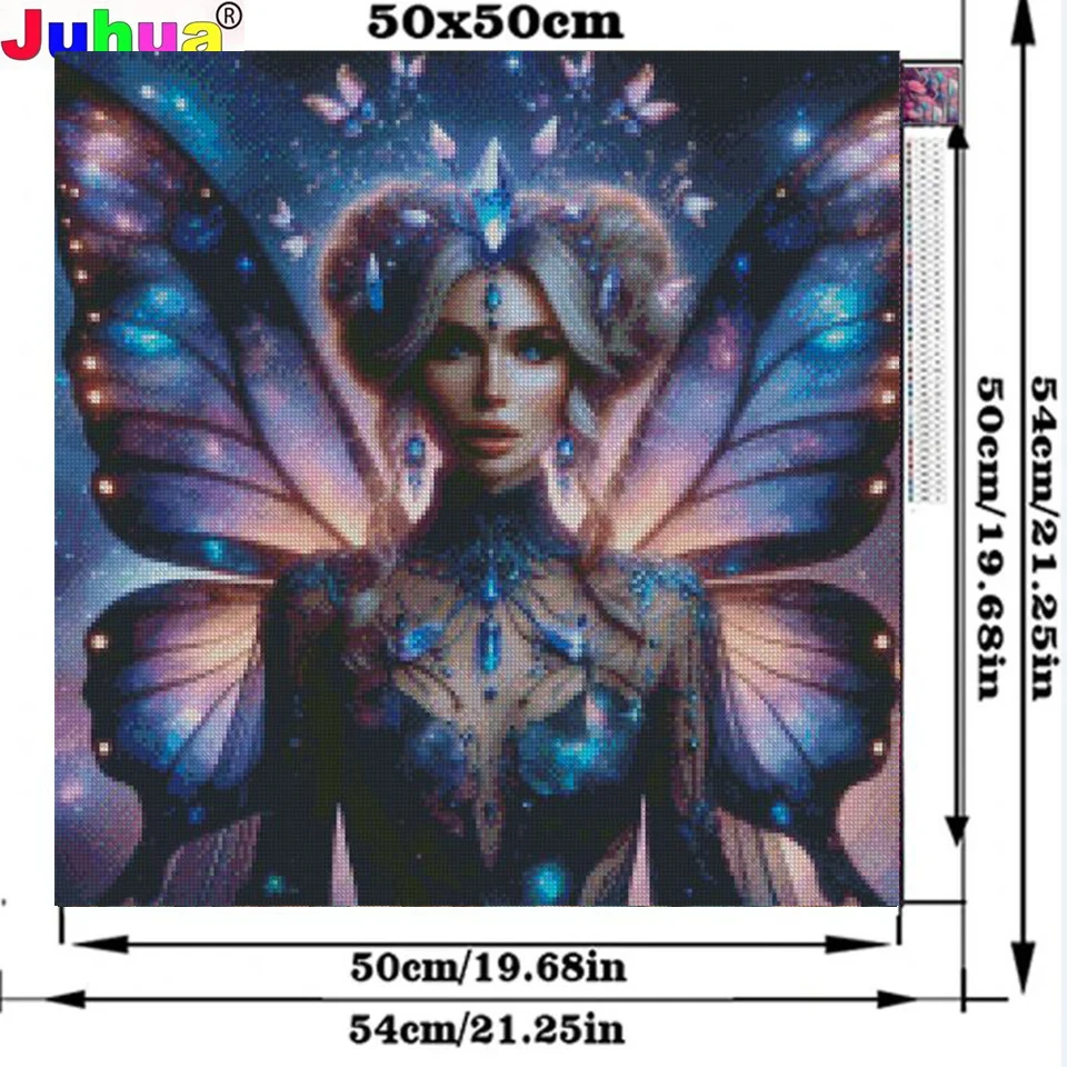 beautiful fairy DIY Diamond Painting  Full Diamond Mosaic New Series Rhinestone Angel Art Cross Stitch Embroidery Kit Home Decor