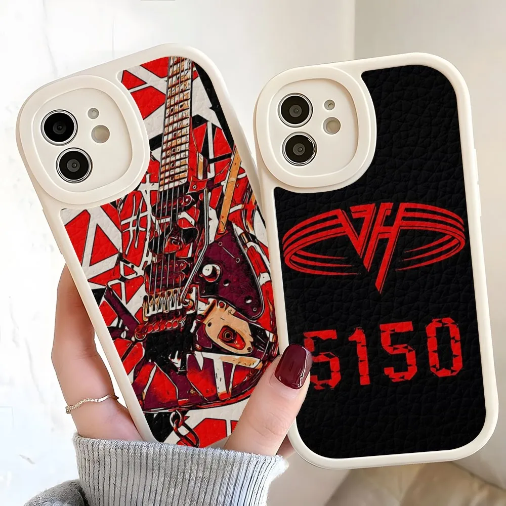 Eddie Van Halen Graphic Guitar Phone Case For Iphone 15 Pro Max 14 11 13 12 Mini X Xr Xs 7 8 Puls Se Lambskin Silicone Back Cove