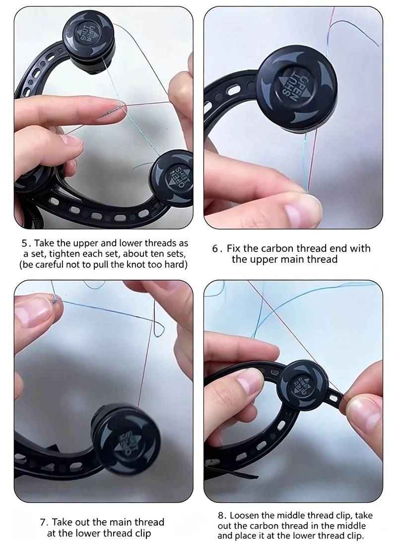 Fishing Knotter GT FG Knotenwerkzeug Schnelles und Einfaches Knotenwerkzeug, Tragbares PE-Knotenwerkzeug Geeignet für Angler. – Detail 2
