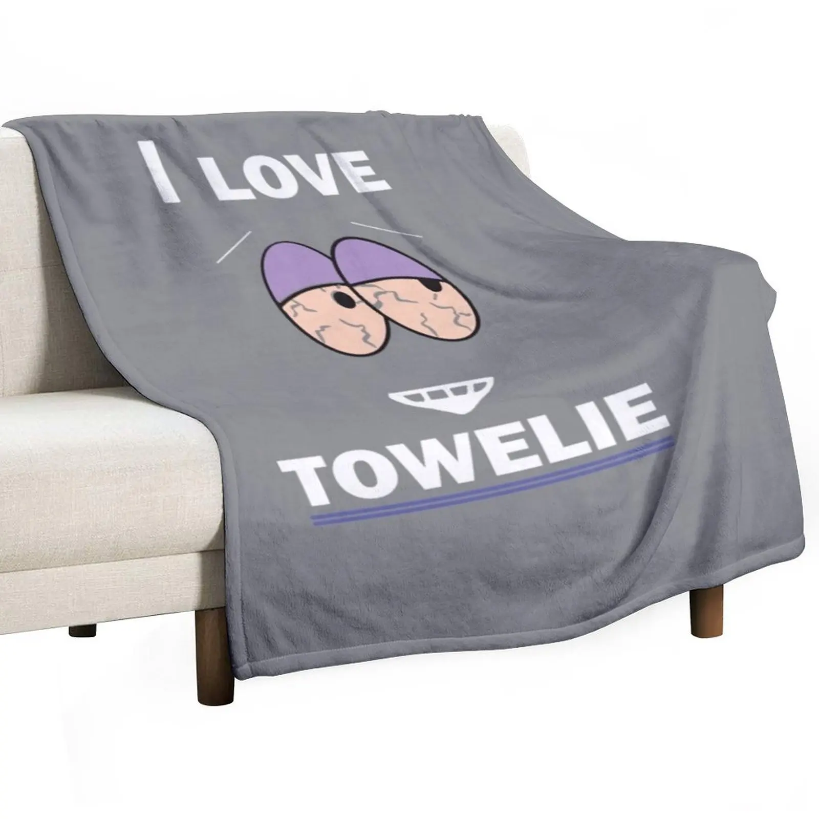 I Love Towelie South Park eyes Throw Blanket Lightweight Warm Blanket for Indoor Outdoor Use